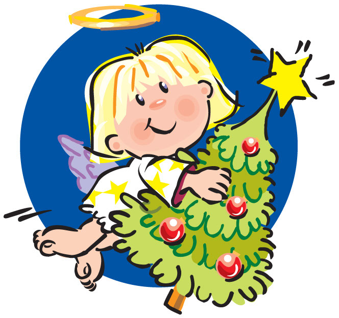 free clip art angel tree - photo #2